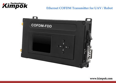 China Uplink and downlink COFDM Video Transmitter 2W RF Power Ethernet Radios 30-50km on UAV supplier