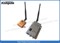 800mW Wireless Analog Transmitter Zero Latency CCTV Surveillance System 1km Distance