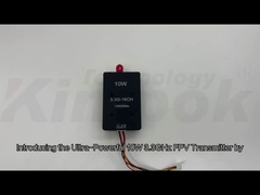 3.3Ghz 10W UAV Video Transmitter Long Range Video Sender High Power 16CH Transmitter Module