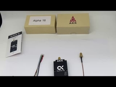 AKK Alpha 16 VTX 4.9G 5.8G 25mW/1W/3W/5W/8W/16W 96CH Video Transmitter Supportable Smart Audio