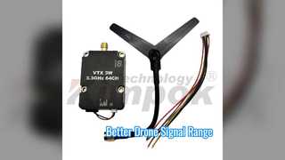 High Power Analog Image Transmission System for Drones