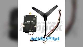 High Power Analog Image Transmission for FPV Racing Drones