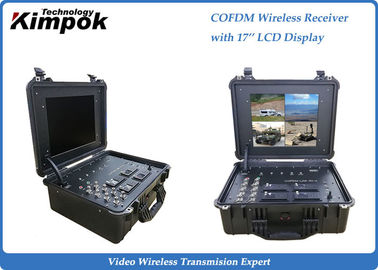 China Briefcase Portable COFDM Receiver Wireless Radio with Remote Control 4 Channels supplier