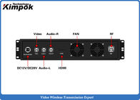 30W ~ 100W High Power COFDM Wireless AV Transmitte 100km Digital Long Range Video Sender