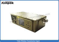 Military Manpack COFDM Video Transmitter Long Range Wireless AV Sender AES 265 bit Encryption