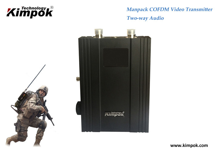 HD COFDM Digital Video Transmitter Backpack Long Range Wireless Transmission