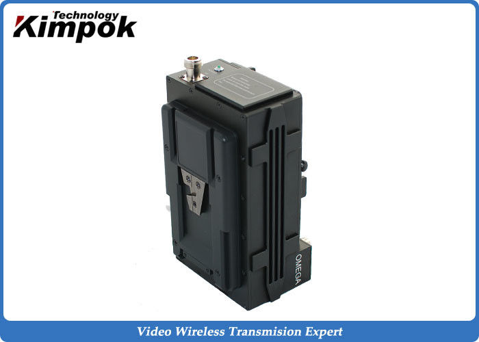 720P Digital COFDM Wireless Transmitter , 5W RF Wireless Video Audio Sender with Backpack