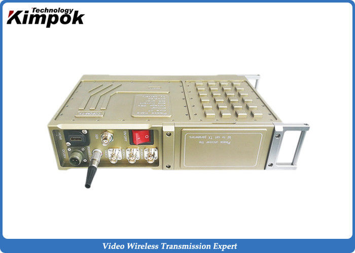 VHF / UHF HD Wireless Video Transmitter Rugged NLOS Long Distance Transmission System COFDM Modulation