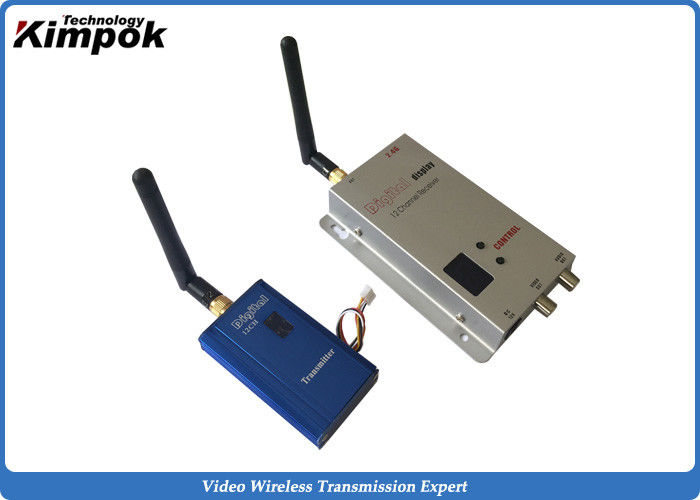 12 Channels Analog Wireless Video Transmitter 1000mW Long Range Transmitter and Receiver