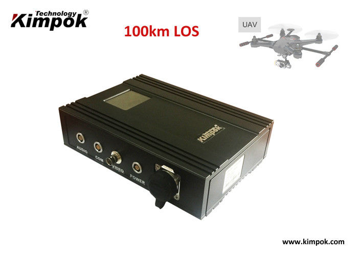 100km UAV Video Transmitter Wireless H.265 COFDM Video Audio Link