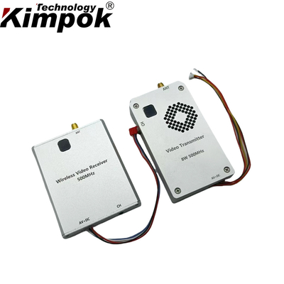 500M 8W Analog FPV VTX Drone Wireless Video Transmitter and Receiver 8 Channels
