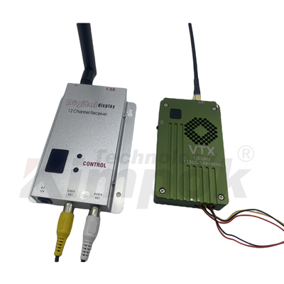 1.5GHz 8W Video Transmitter Receiver 1.5G VRX for RC FPV Racing Drone High Power VTX