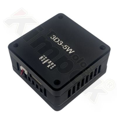 5W 3.3GHz Wireless Video Transmitter High-Speed Long-Distance Transmission, Stable Signal Compatible with Most Drones, Reliable Video Transmission Accessory for FPV Flying
