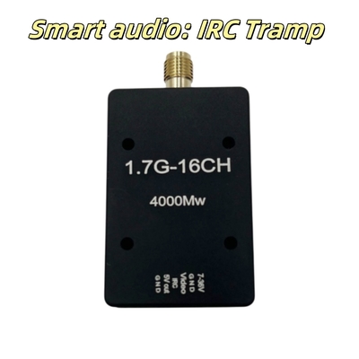 4W 1.7G 8 CH Ultra-Light FPV Transmitter Weight 25.85g High-Power 1.7Ghz VTX Low-Latency for Racing Drone