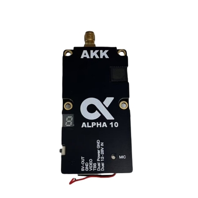 Akk Alpha 10 5.8ghz Fpv Vtx 10w, 80ch Drone Video Transmitter High Power, Long Range, Stable Signal For  Fpv Racing & Uav Systems