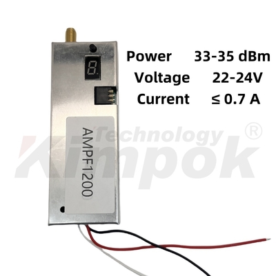 1.2GHz FPV Video Transmitter 5W Power Output 10-50km Range with Delay Function 1.2GHz VTX Accessory