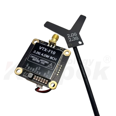 New 2.2G Transmission Transmitter for Drones 4.5W VTX Power Stable Image Enhanced Flying Experience