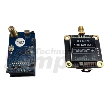 1.7Ghz 6W UAV Video Transmitter and Receiver for Skyzone FPV Goggles 1680-1960MHz VTX VRX