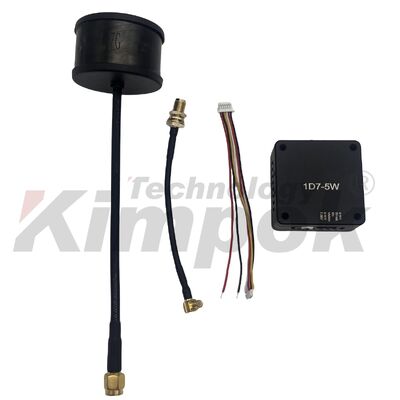 1.7G 5W High Power FPV VTX Wireless AV Sender with Aluminum Alloy Shell for Analog Video Transmission