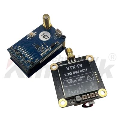 1.7GHz 6W FPV VTX Drone Video Transmitter with Low Latency for Long-Range Flight