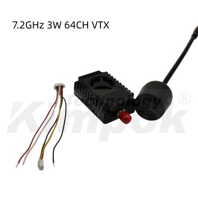 6.1-7.2GHz 3W High-Power 64-Channel FPV VTX Video Transmitter for Drone HD Signal Transmission